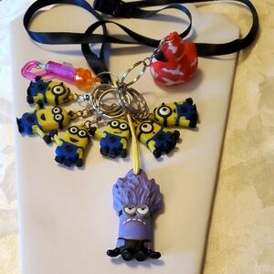 Despicable Me 3-D Keyring Set